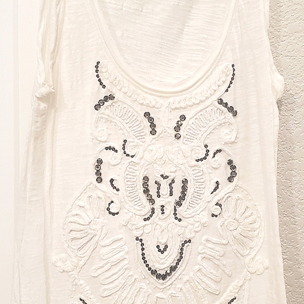 Anthropologie Jewel Tank Size Small